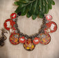 Beautiful Designer Painting Mix Overlapping Neckpiece