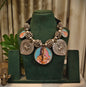 Beautiful Designer Painting Mix Paatri & Ghungroo Gutchha Ball Neckpiece