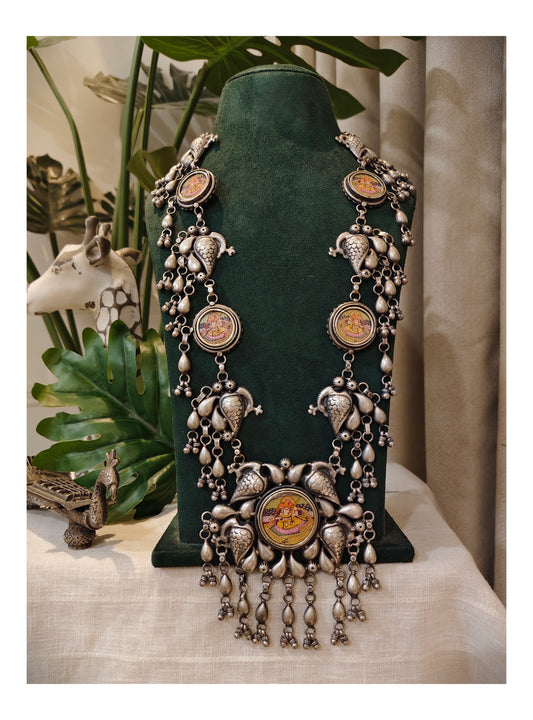 Beautiful Designer Painting Tota Necklace