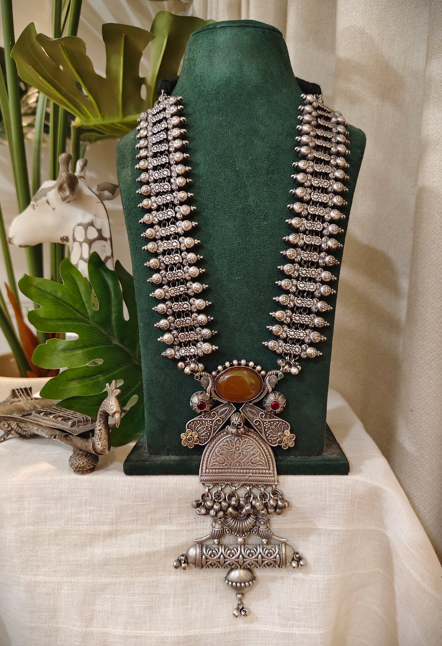 Beautiful Designer Fusion Pendant Long Necklace