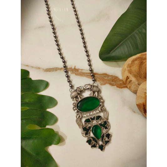 Beautiful Designer Stone Embedded Pendant Necklace