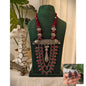 Beautiful Designer Stone Embedded Latkan Taabiz Pendant Necklace With Earrings