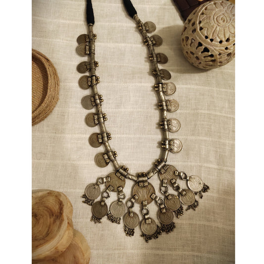 Beautiful Tribal Coin Vintage Necklace