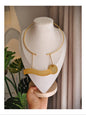 Beautiful Designer Statement & Minimalistic Hasli (Brush Golden Polish)