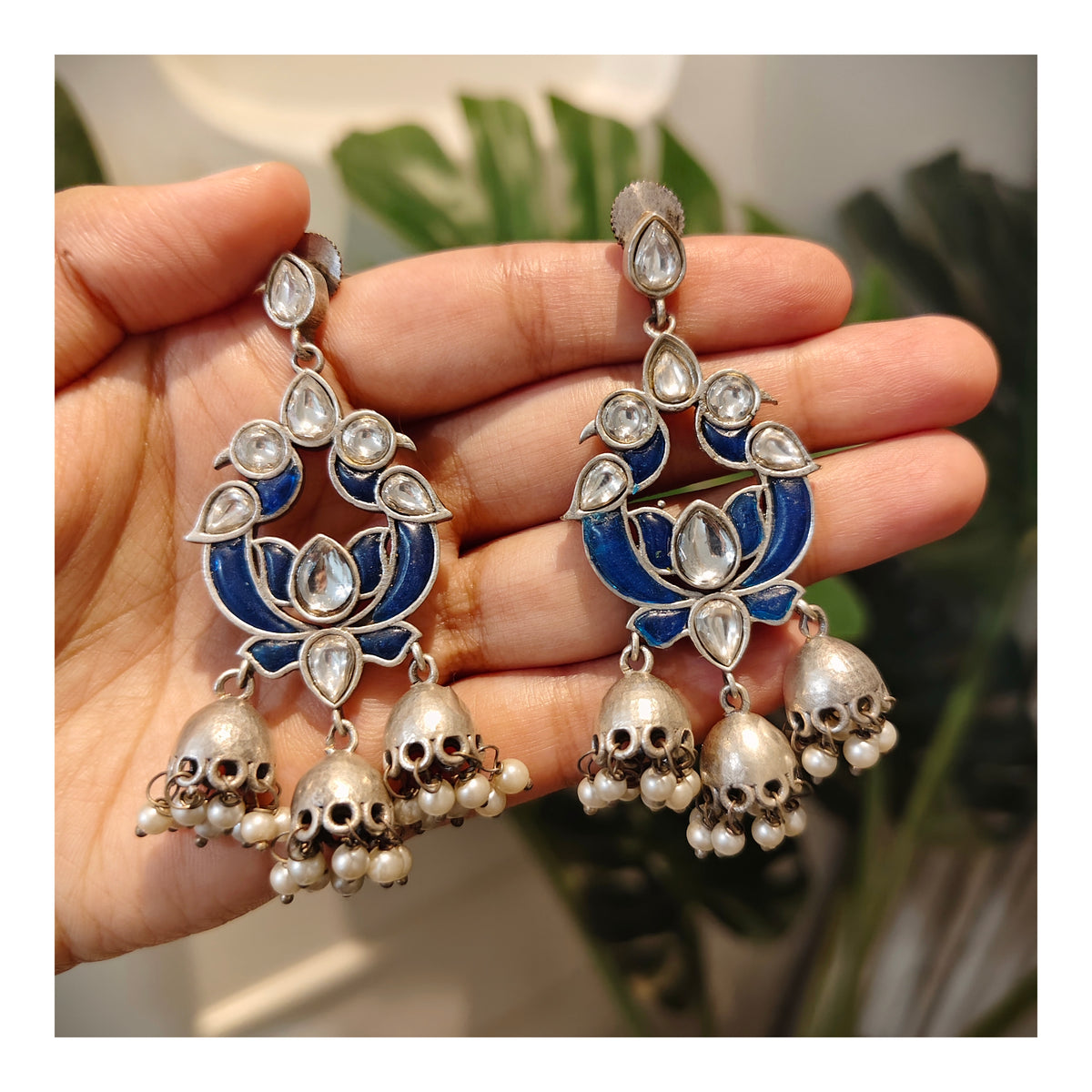 Beautiful Designer Kempstone Earrings