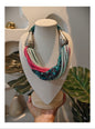 Beautiful Designer Twisted Beads Mix Statement Necklace