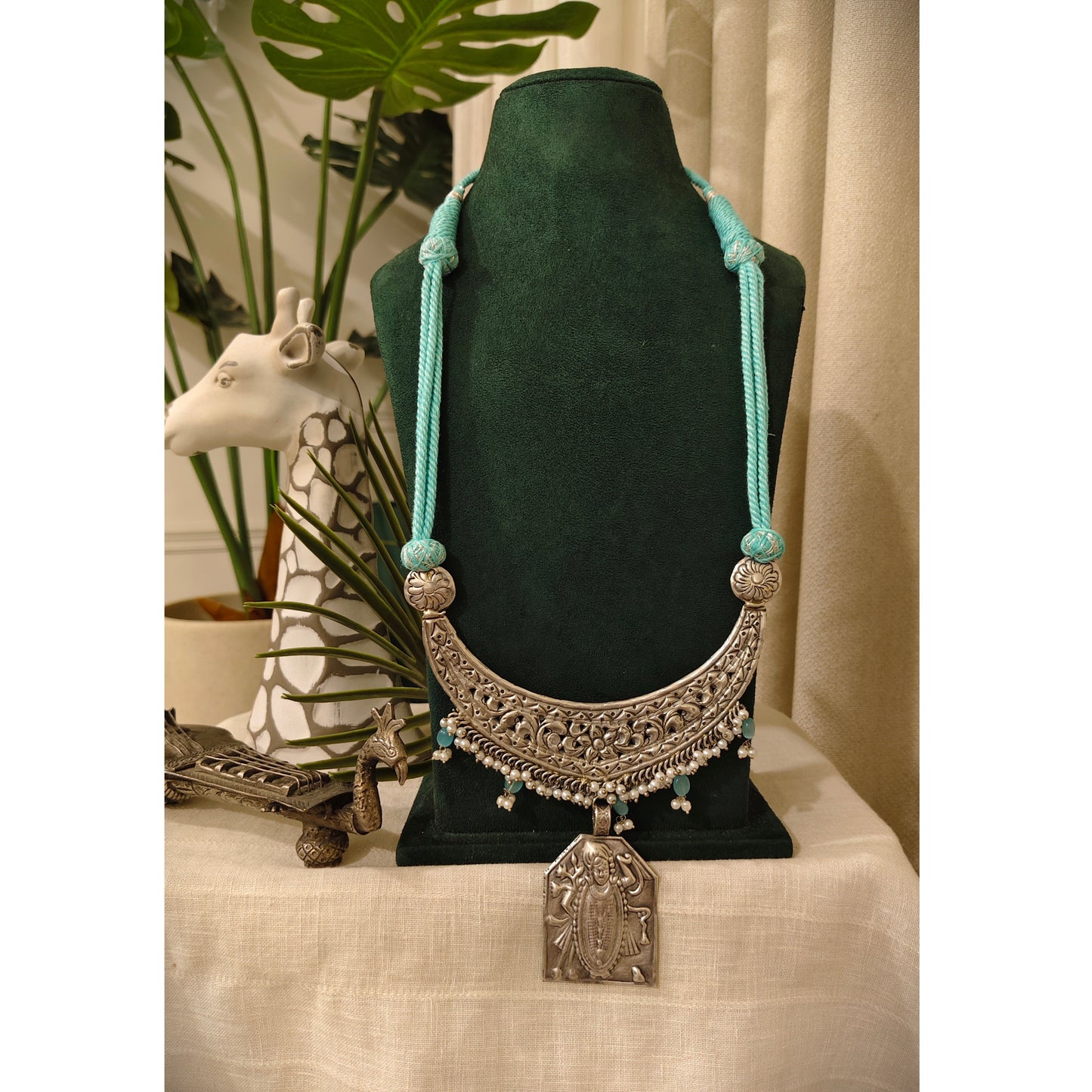 Beautiful Designer Chaand Paatri Pendant Necklace