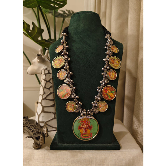 Beautiful Designer Painting Long Necklace