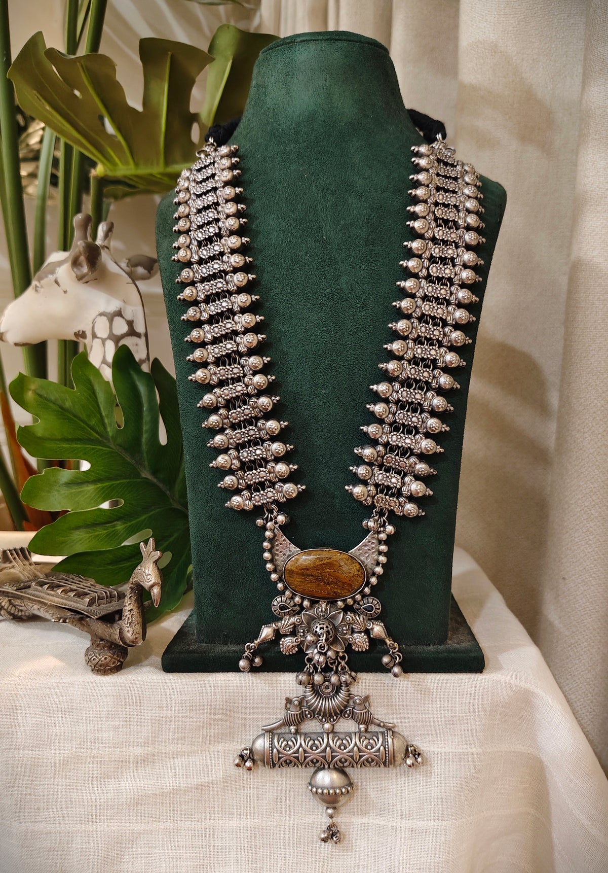 Beautiful Designer Fusion Pendant Long Necklace