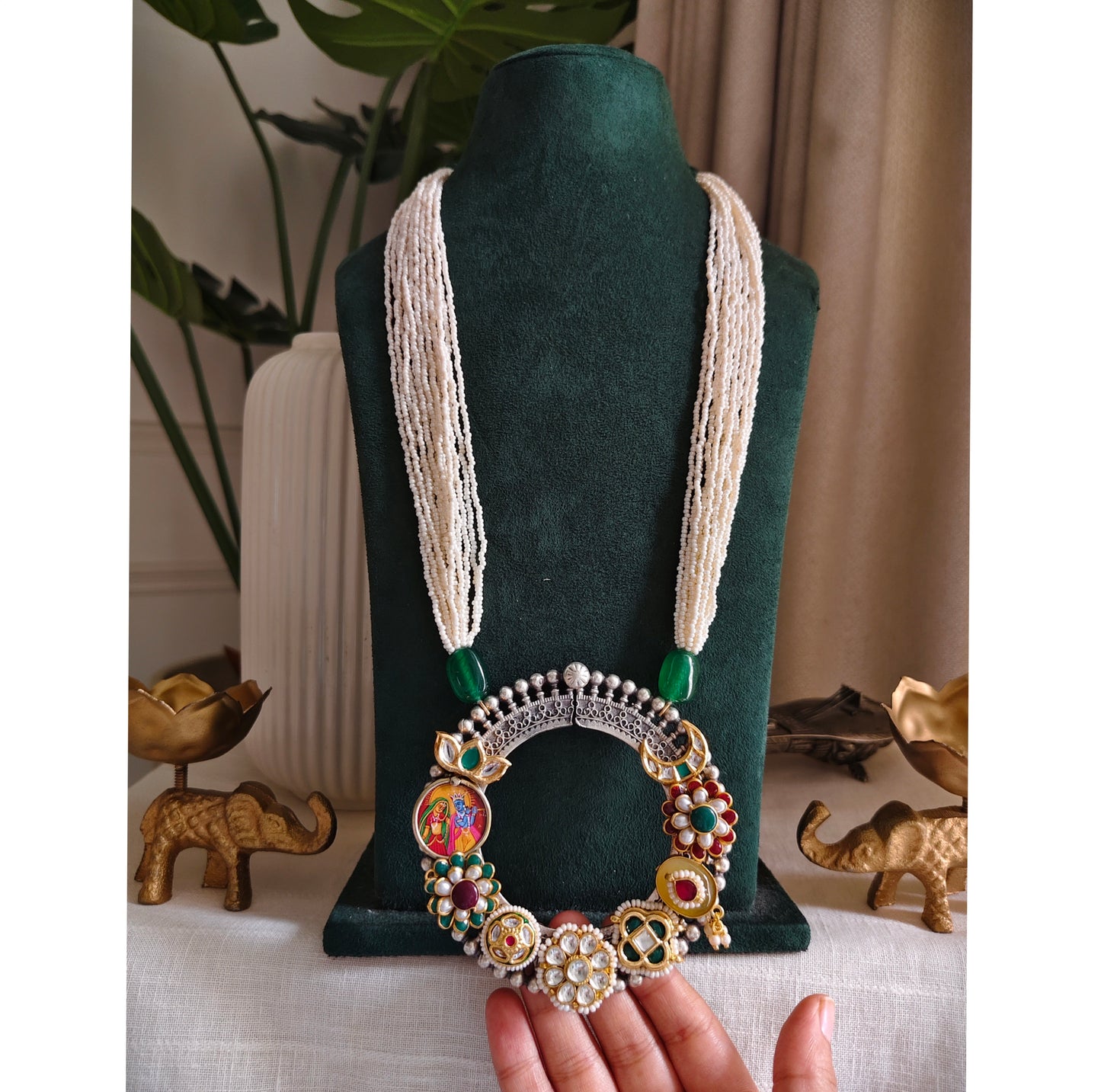 Beautiful Designer Fusion Pendant Necklace