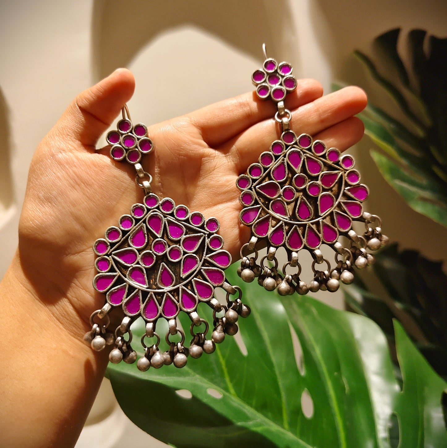 Beautiful Designer Glass Earrings