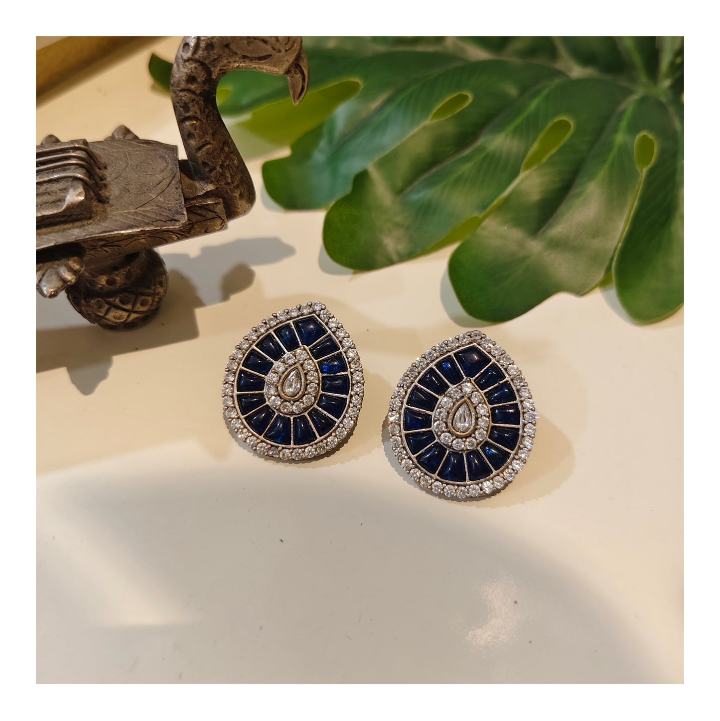 Beautiful Designer Kempstone Earrings