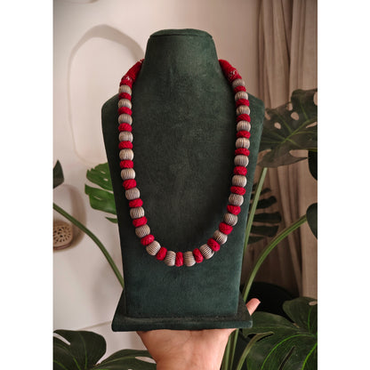 Beautiful Designer Brass Balls With Thread Balls Necklace