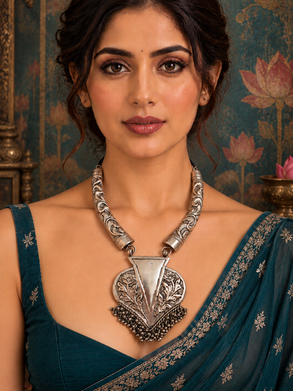 Beautiful Designer Hasli Style Chitai Work Neckpiece