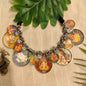 Beautiful Designer Overlapping Painting Mix Neckpiece