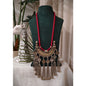 Beautiful Tribal Chaand Vintage Necklace With Handmade Dori