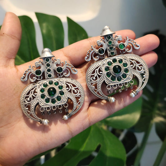 Beautiful Designer Stone Embedded Earrings