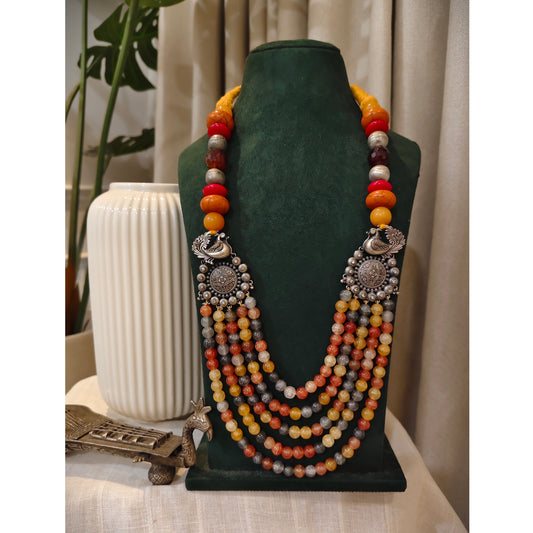 Beautiful Designer Layered Beaded Necklace