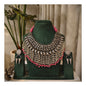 Beautiful Designer Jaal Neckpiece With Latkan & Earrings