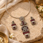 Beautiful Designer Stone Embedded Pendant Hasli