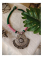 Beautiful Designer Chitai Pendant Dori Necklace