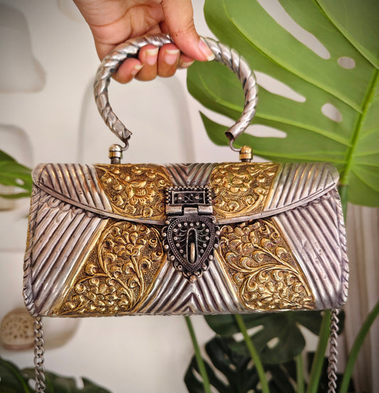 Beautiful Designer Dual Tone Purse