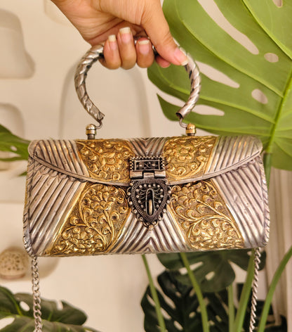 Beautiful Designer Dual Tone Purse