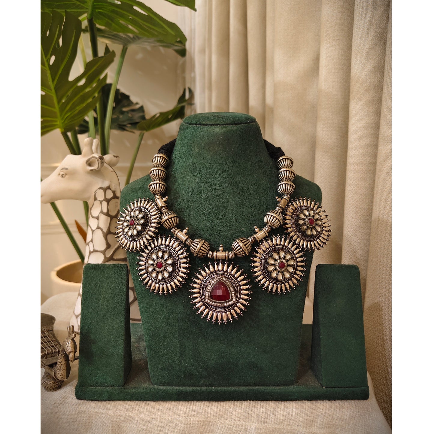 Beautiful Designer Stone Embedded Neckpiece