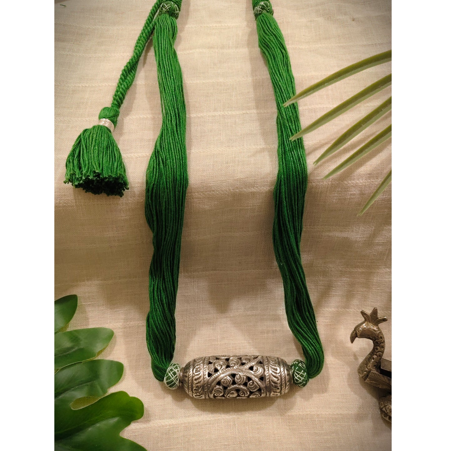 Beautiful Designer Handmade Dori With Taabiz Pendant Necklace