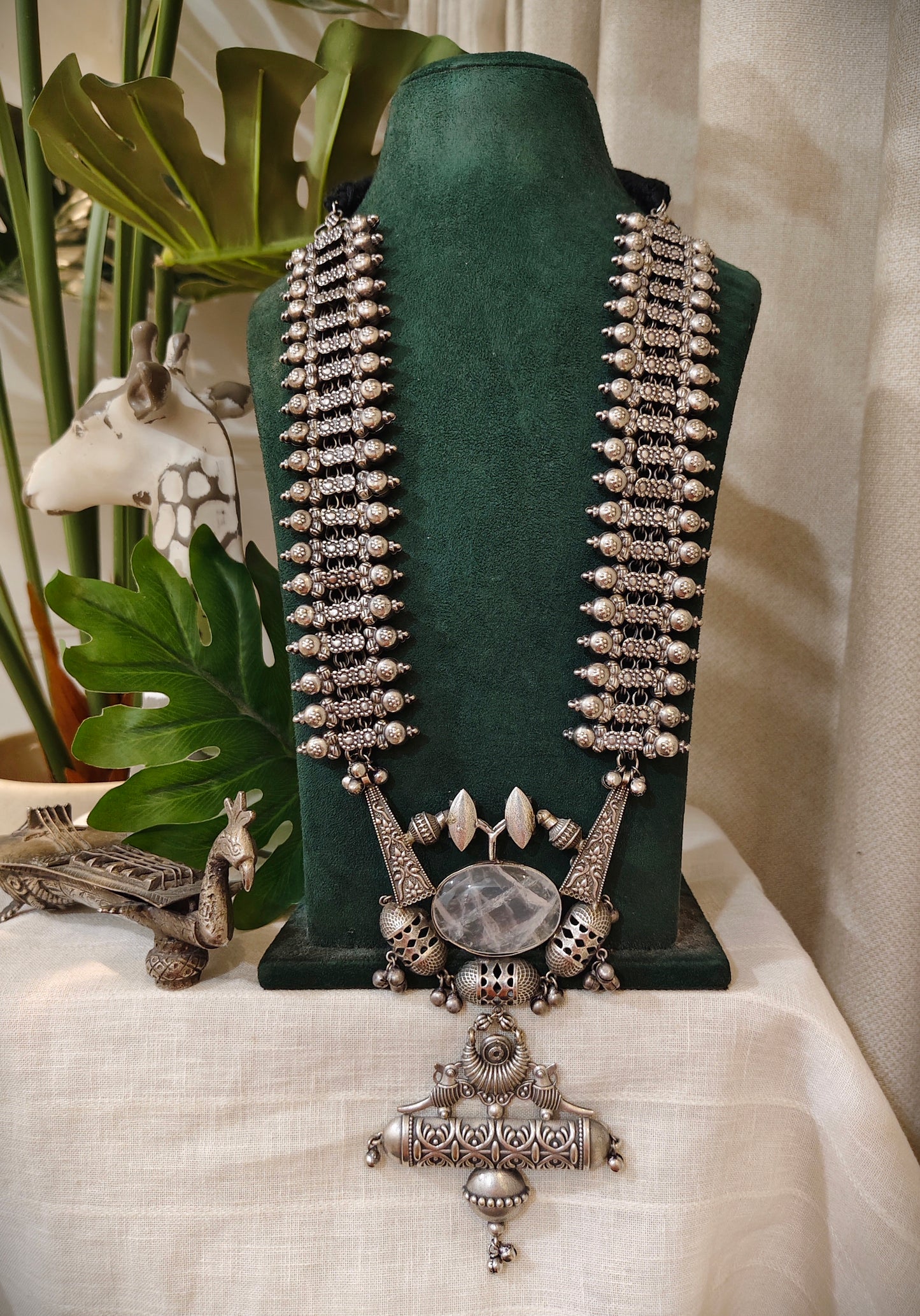 Beautiful Designer Fusion Pendant Long Necklace