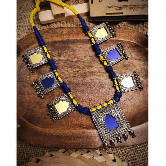 Beautiful Designer Glass Frame Necklace