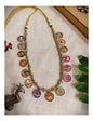 Beautiful Designer Painting Mix Dual Tone Necklace