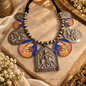 Beautiful Designer Painting Paatri Mix Neckpiece