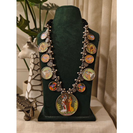 Beautiful Designer Painting Long Necklace