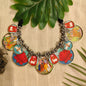 Beautiful Designer Overlapping Painting Mix Neckpiece