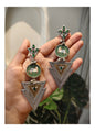 Beautiful Designer Painting Dual Tone Long Earrings