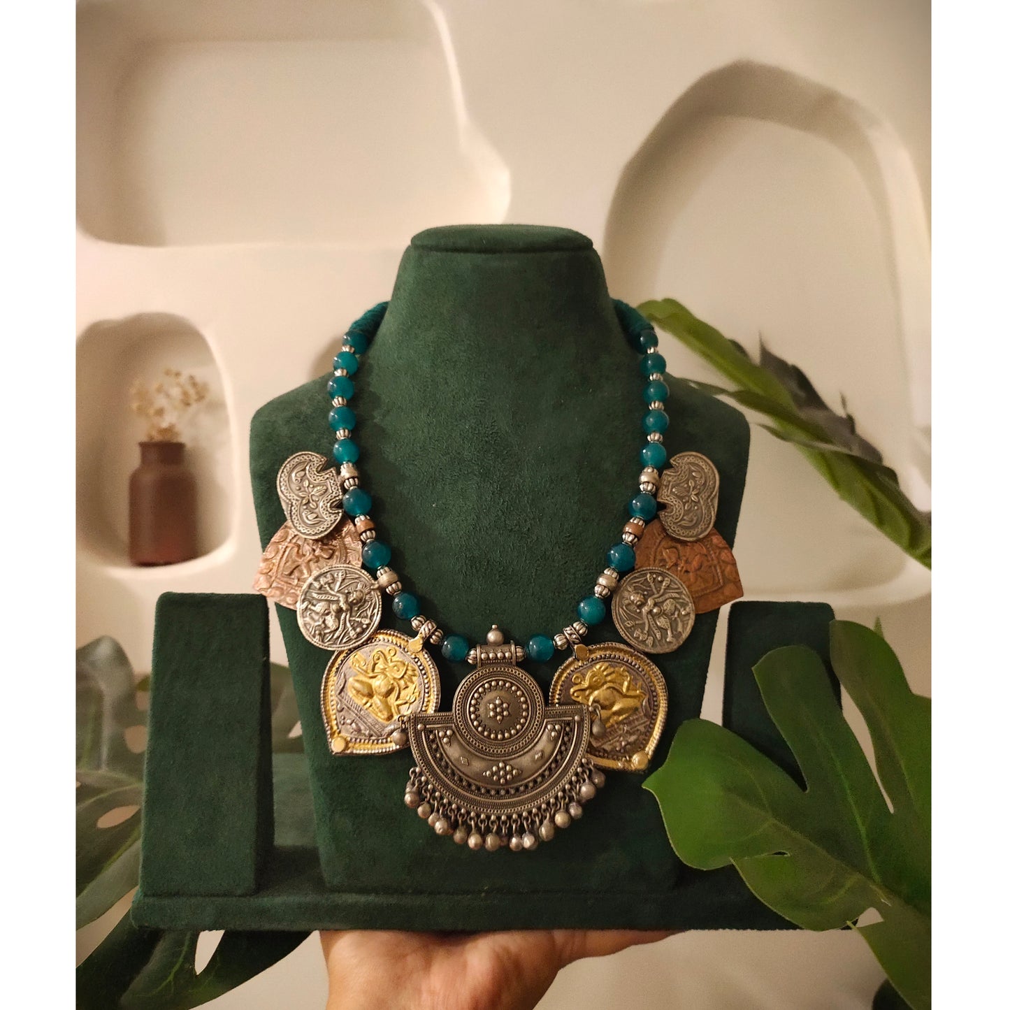 Beautiful Designer Paatri Mix Necklace