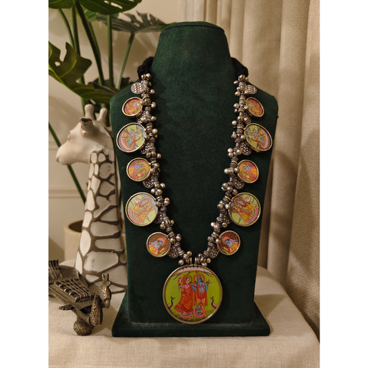 Beautiful Designer Painting Long Necklace
