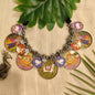 Beautiful Designer Overlapping Painting Mix Neckpiece