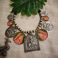 Beautiful Designer Painting Paatri Mix Neckpiece