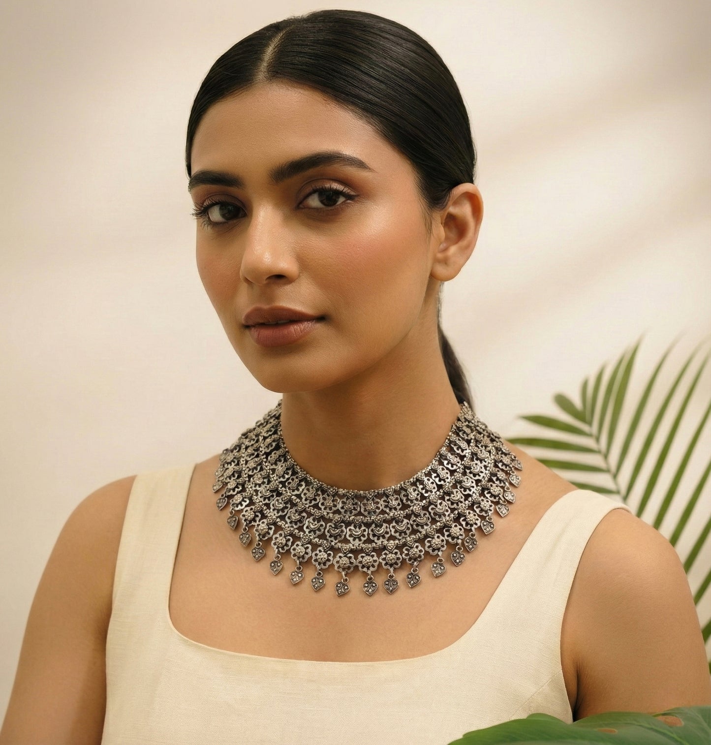 Beautiful Designer Brass Neckpiece