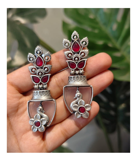 Beautiful Designer Stone Embedded Earrings