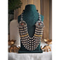 Beautiful Designer Dholki Beads Layered Dual Tone Necklace
