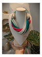 Beautiful Designer Twisted Beads Mix Statement Necklace