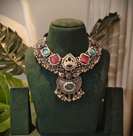 Beautiful Designer Stone Embedded Neckpiece