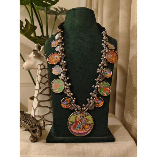 Beautiful Designer Painting Long Necklace