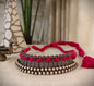 Beautiful Designer Choker With Handmade Adjustable Dori