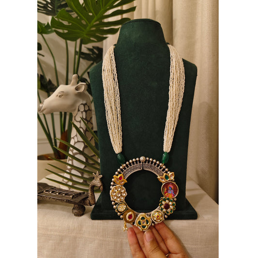 Beautiful Designer Fusion Pendant Long Necklace