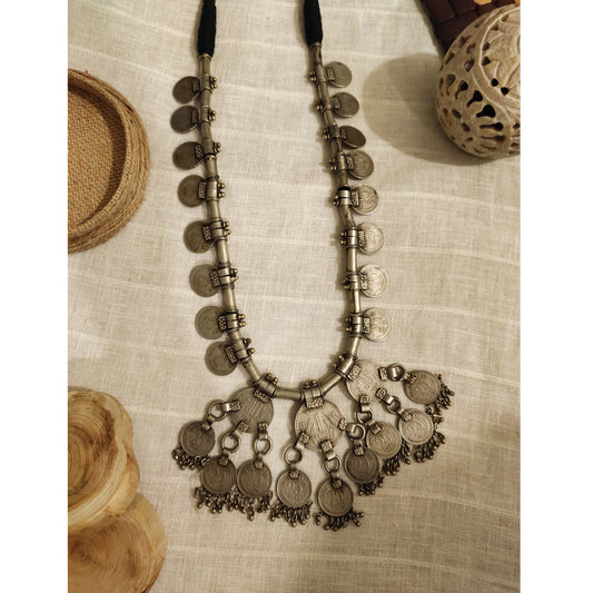 Beautiful Tribal Coin Vintage Necklace