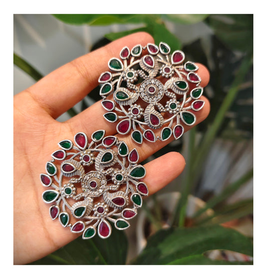 Beautiful Designer Stone Embedded Earrings